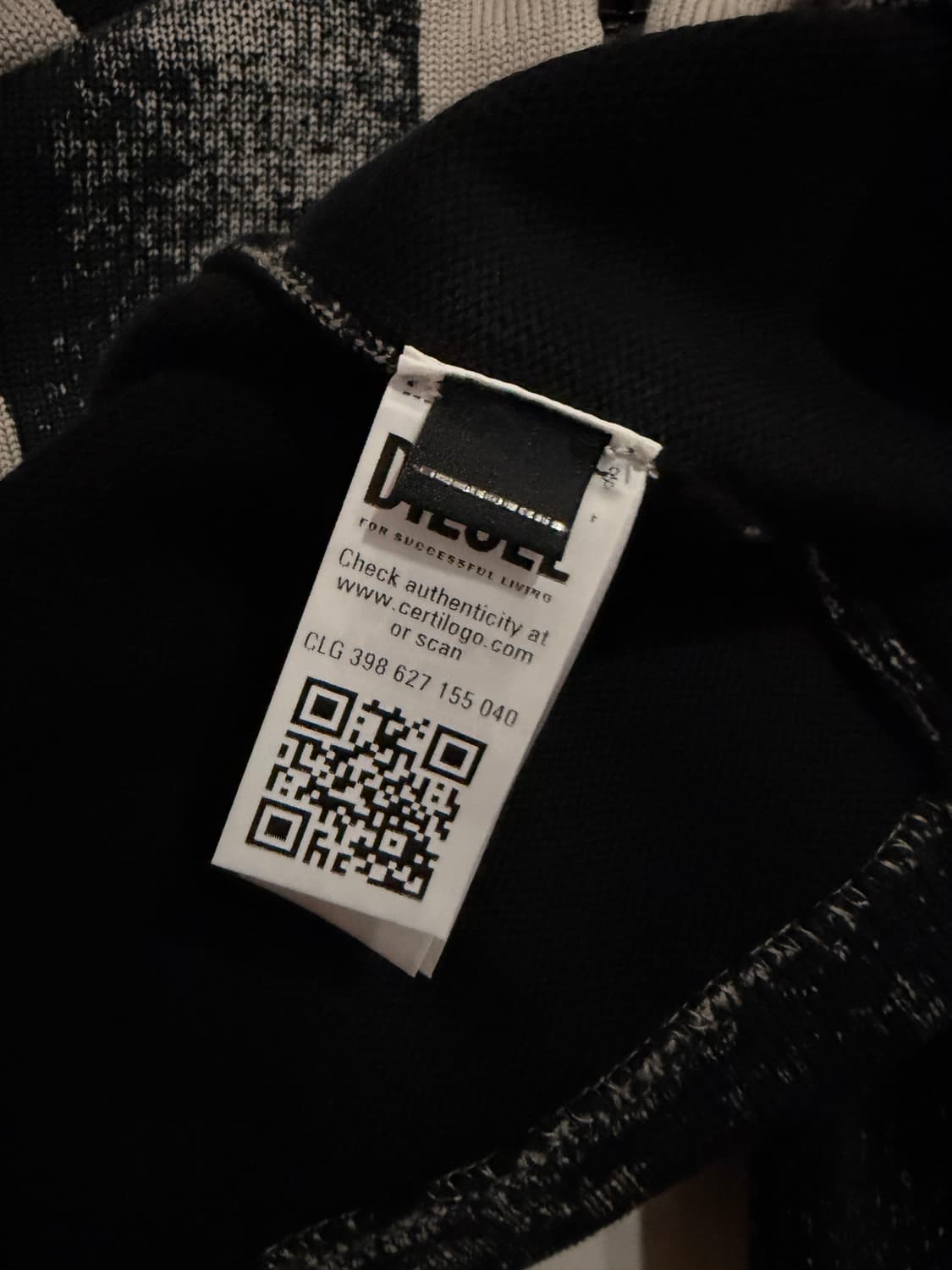 디젤 스트라이프 집업 봄버 재킷 상품이미지6