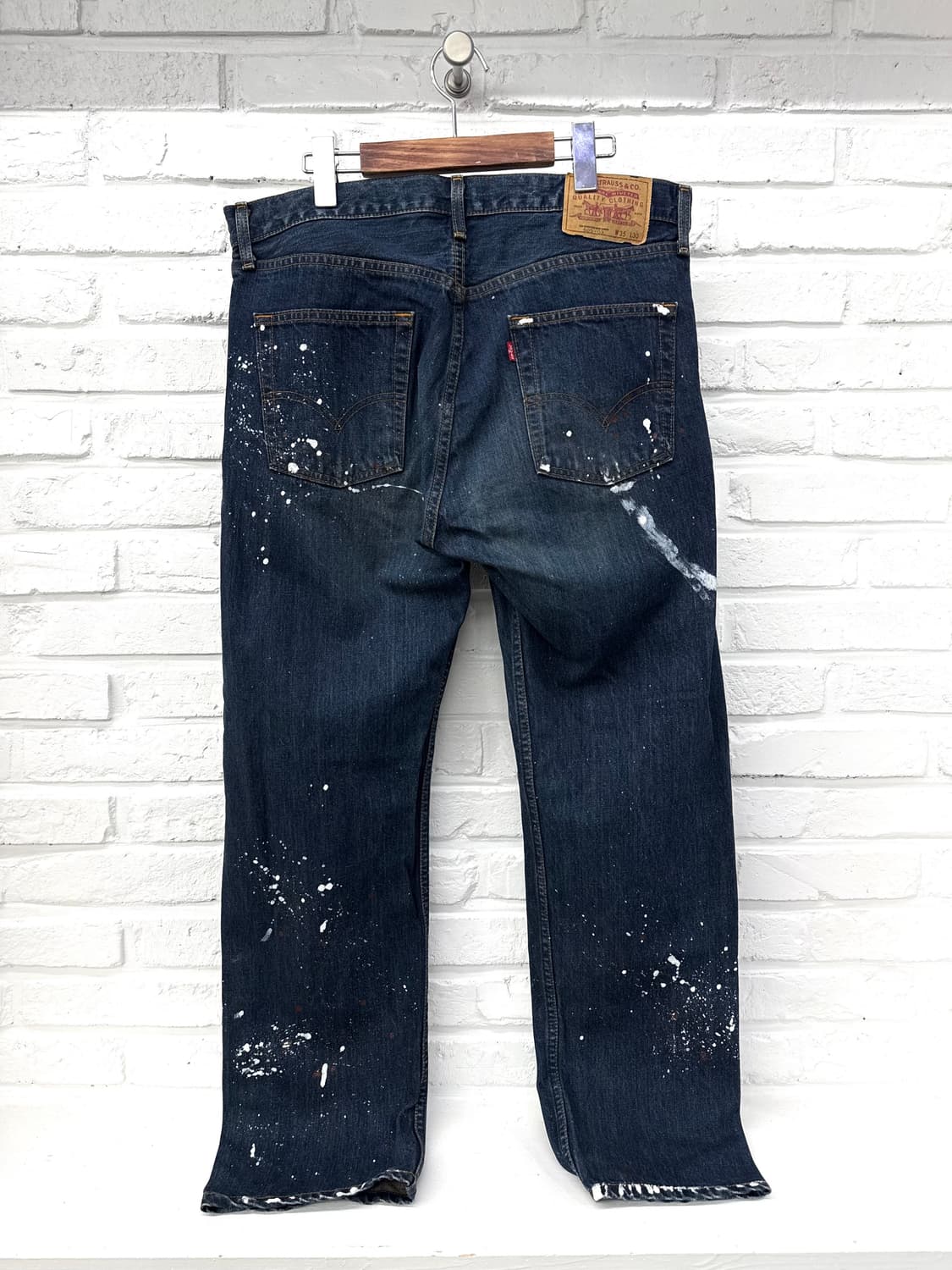 리바이스 505 페인팅 데님팬츠 상품이미지5