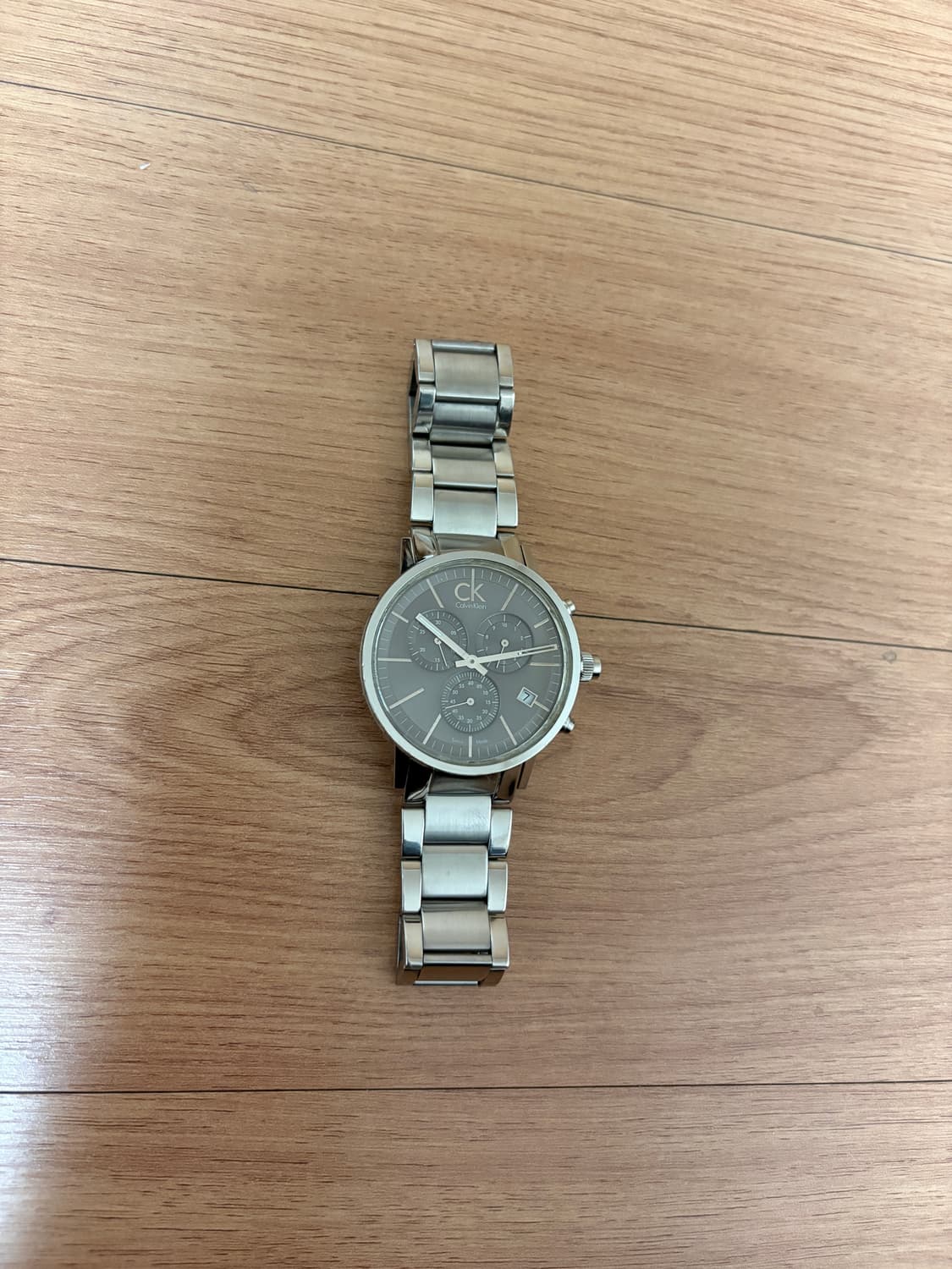 캘빈클라인(Ck) 크로노그래프 메탈 시계-새 사파이어 유리 상품이미지2