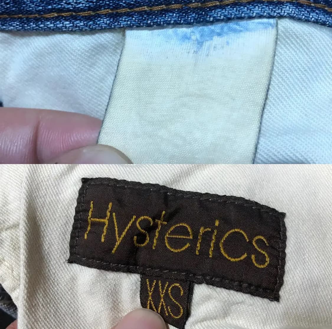 HYSTERICS by 히스테릭 글래머 부츠컷(코튼/엘라스틴)XXS사이즈 상품이미지8