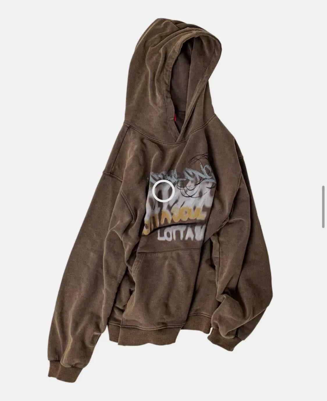 멜로우 로타 소울 스톤 워싱 후드 브라운 m 상품이미지2