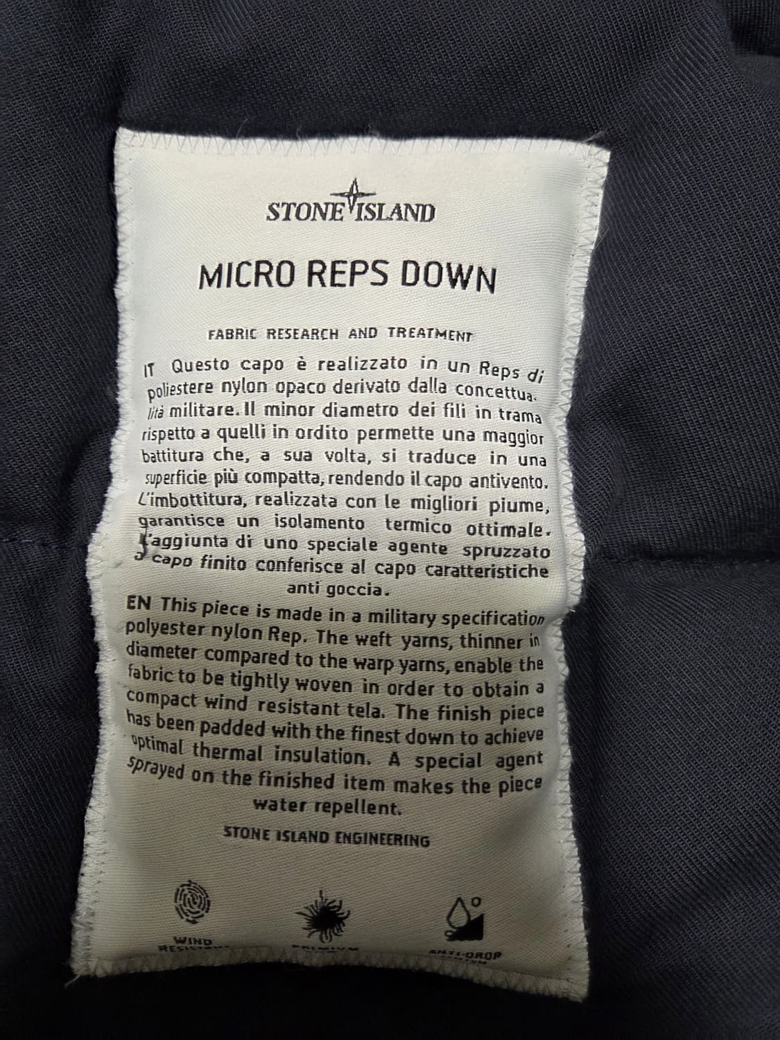 스톤아일랜드 마이크로 랩스 다운 자켓 상품이미지6