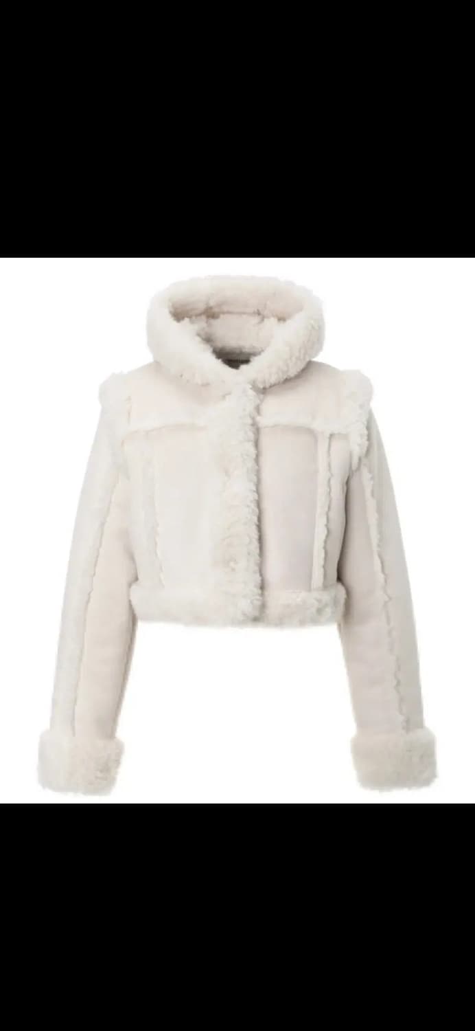 최저가) 쓰리타임즈 베이비 무스탕 아이보리 상품이미지2