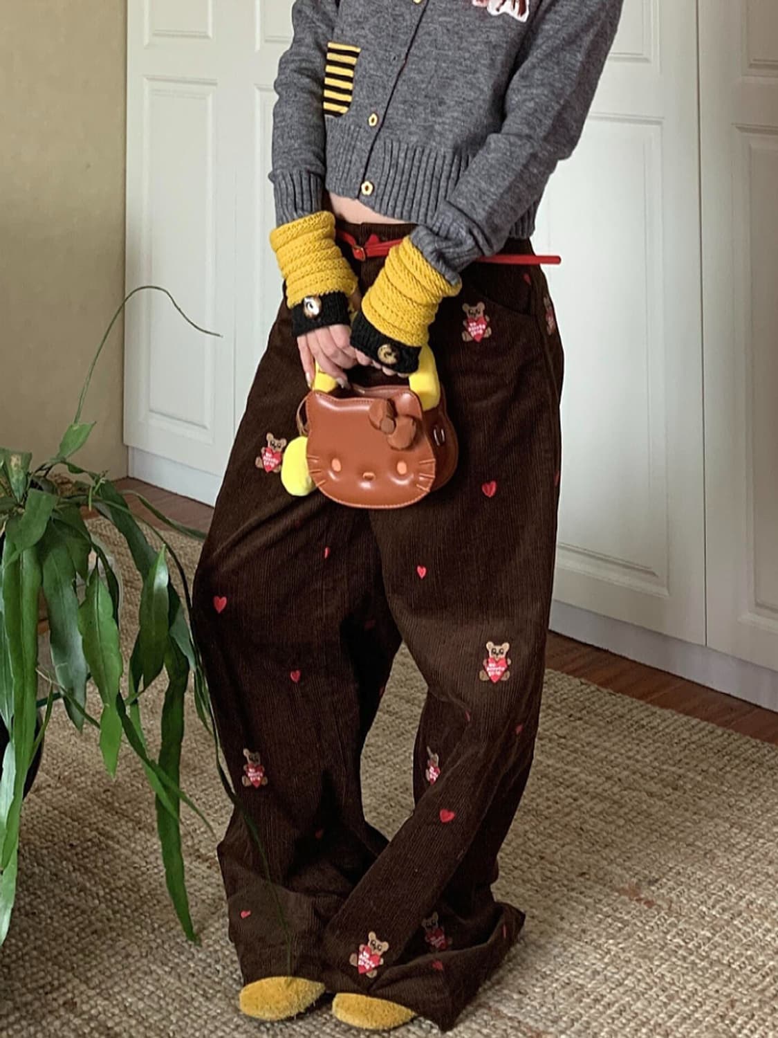 하트베어 코듀로이 팬츠 (4size) 상품이미지3