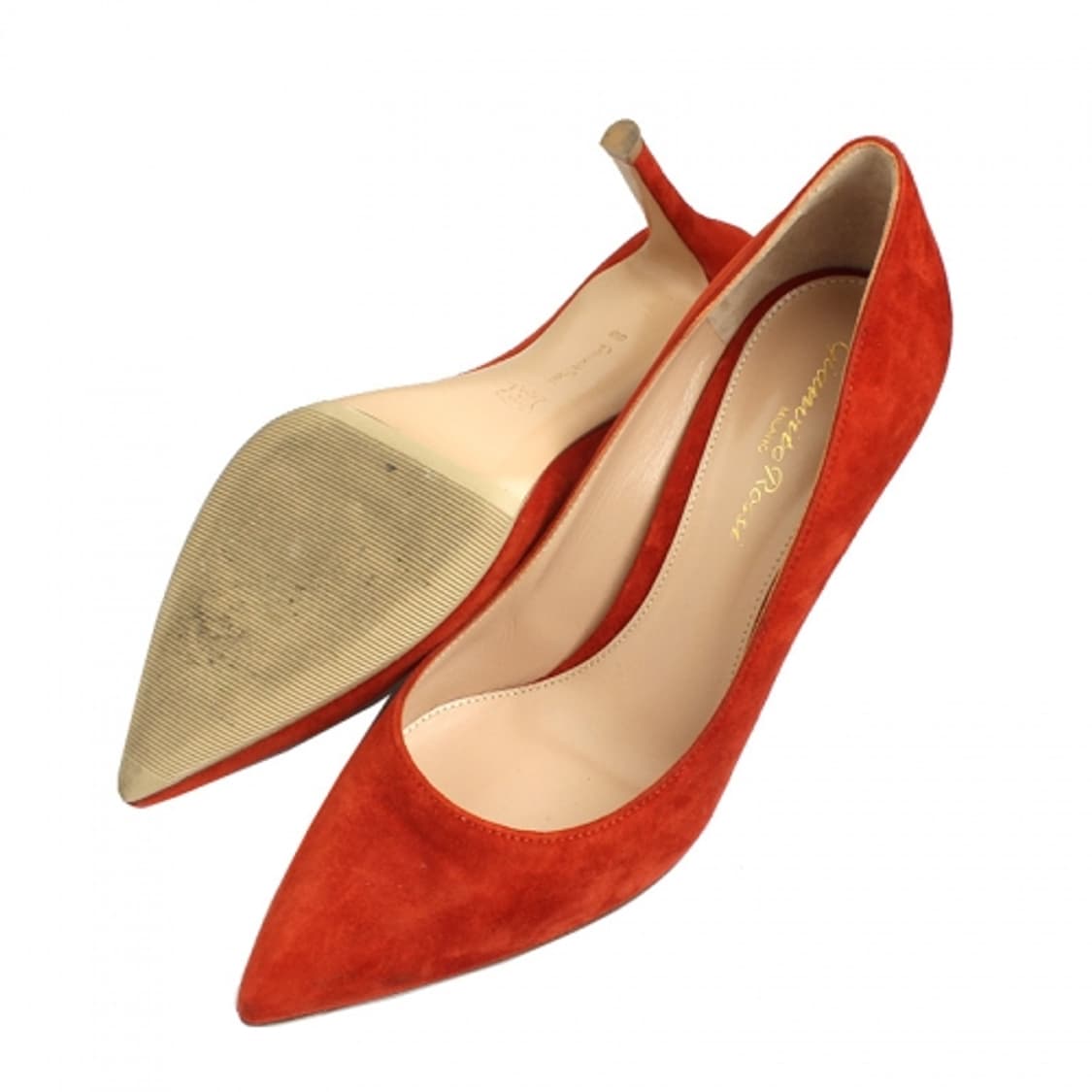 지안비토 로시 브릭 스웨이드 펌프스 (36) 상품이미지3