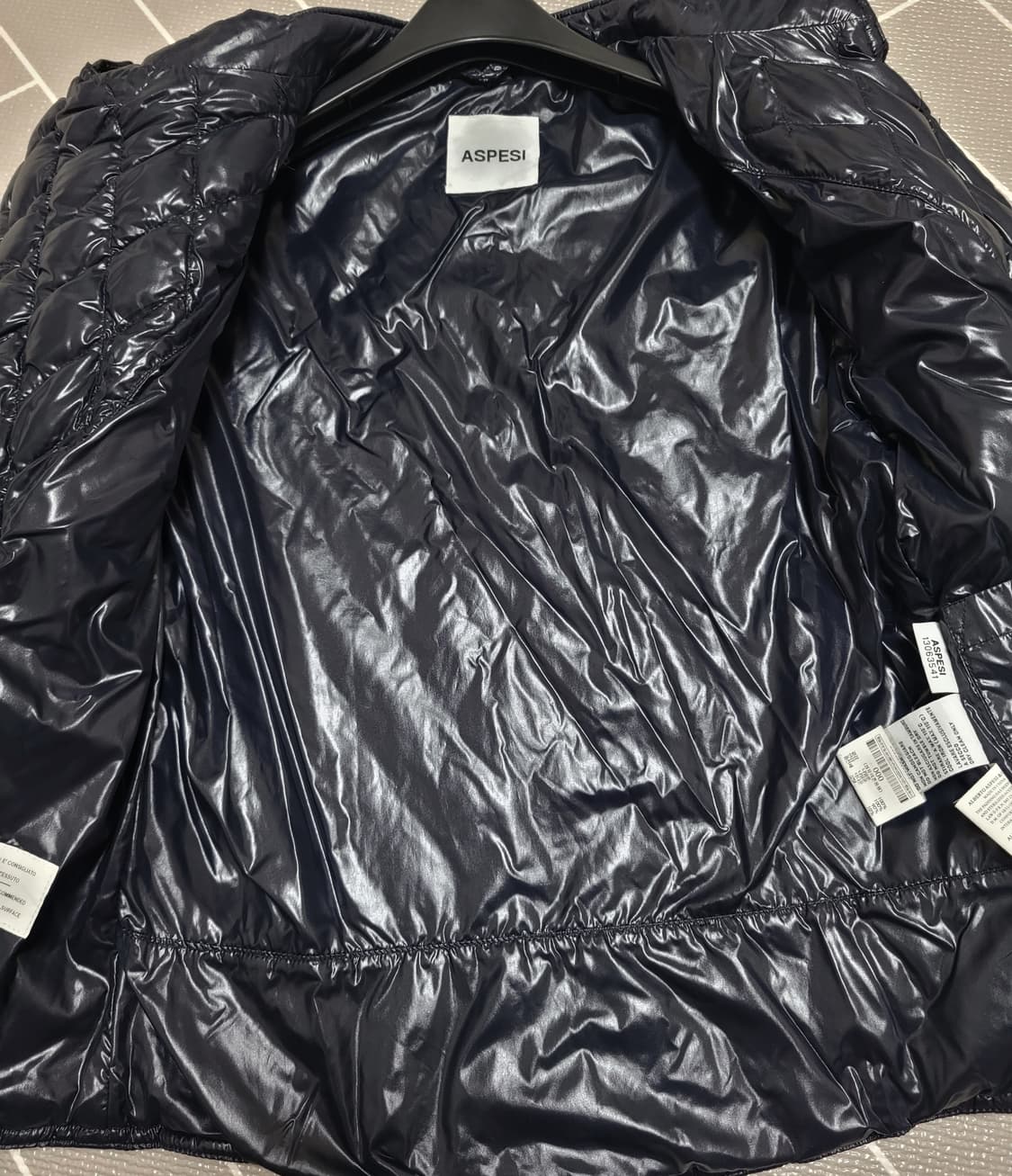 ASPESI 아스페시  덕다운 퀼팅 라이더 자켓 XS 상품이미지3