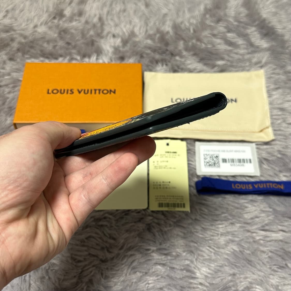 [풀구성] 루이비통 이클립스 서핑 오거나이저 카드지갑 네이비 상품이미지6