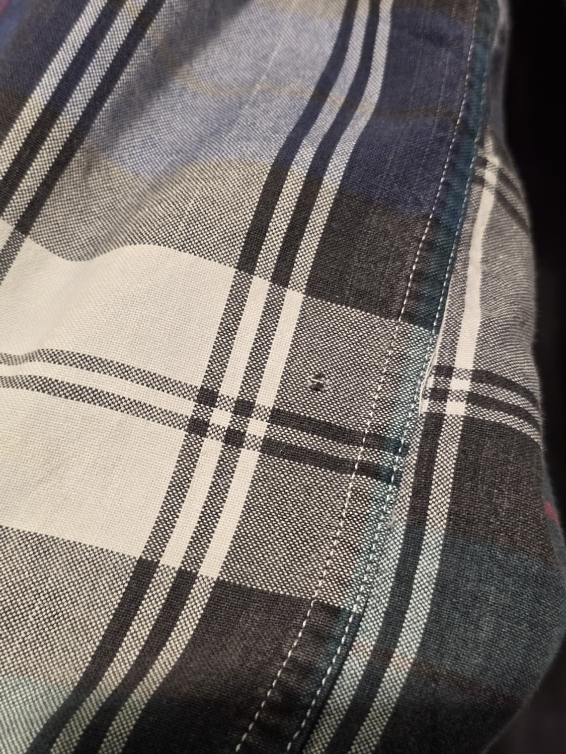 90s NAIVE HAWAII PLANET EARTH PlaidShirt 상품이미지4