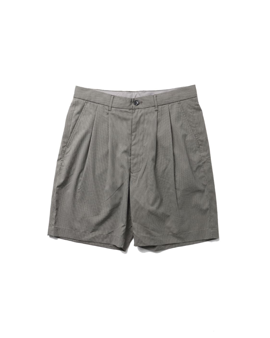 BEAMS 2 Pleats Check Shorts 상품이미지1