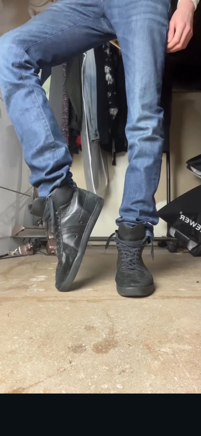 Dior homme 04 아카이브 독일군 하이탑 블랙 상품이미지1