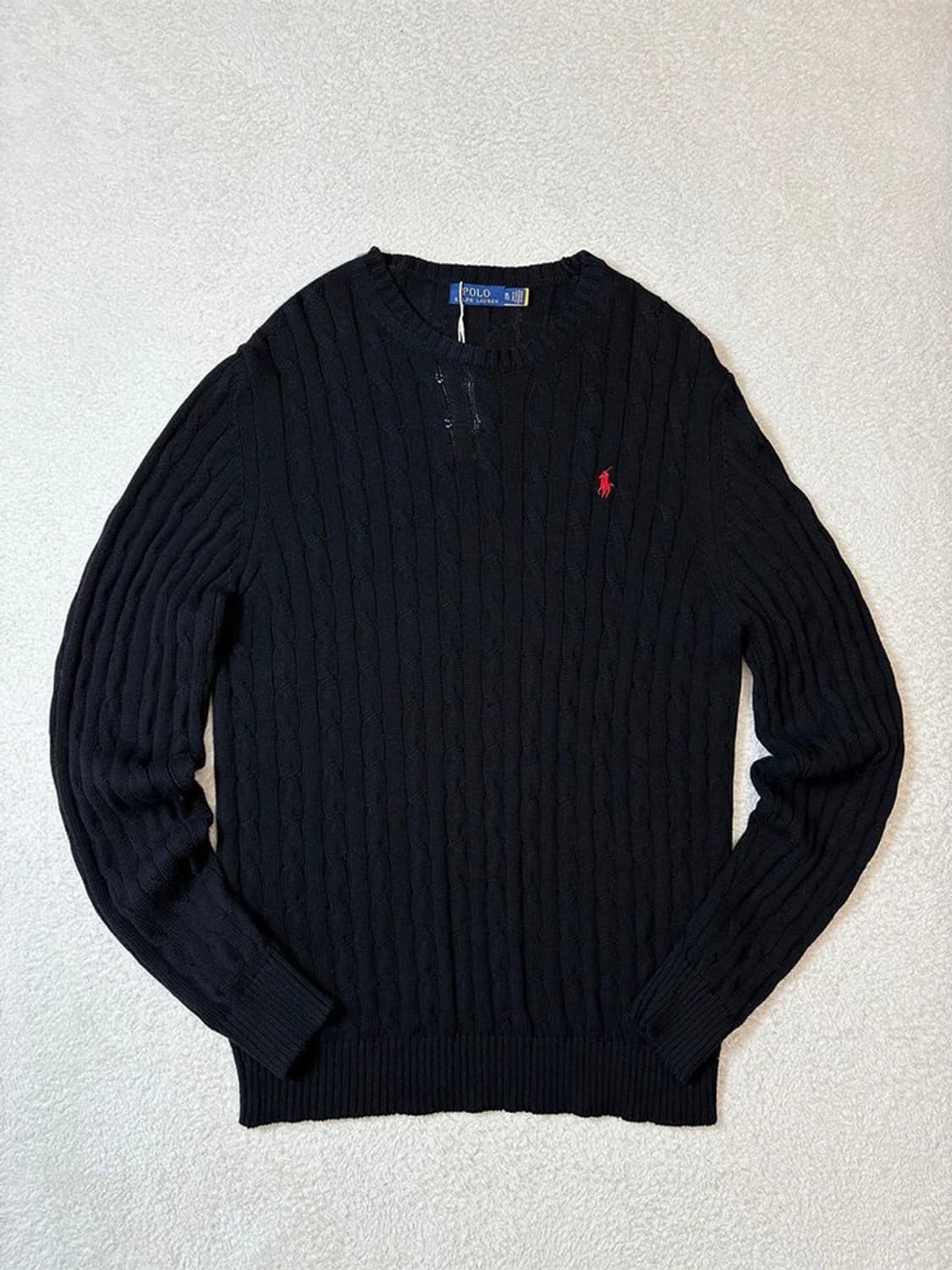 폴로 랄프로렌 큐알 신형 꽈배기 코튼 니트 PN6251 상품이미지1