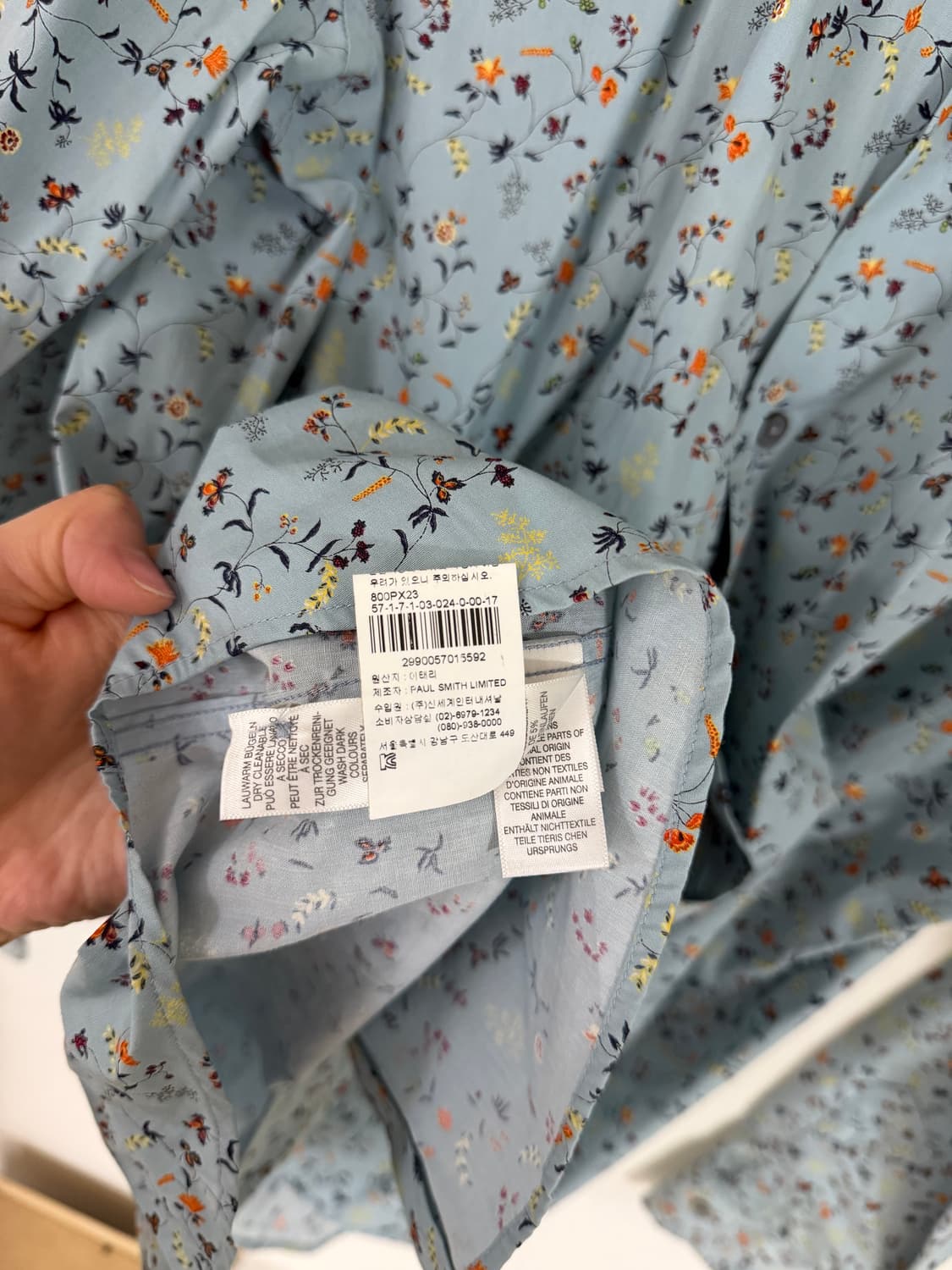 (새상품) 이태리제 폴스미스 메인라인 플로럴 프린트 셔츠 팝니다 상품이미지5