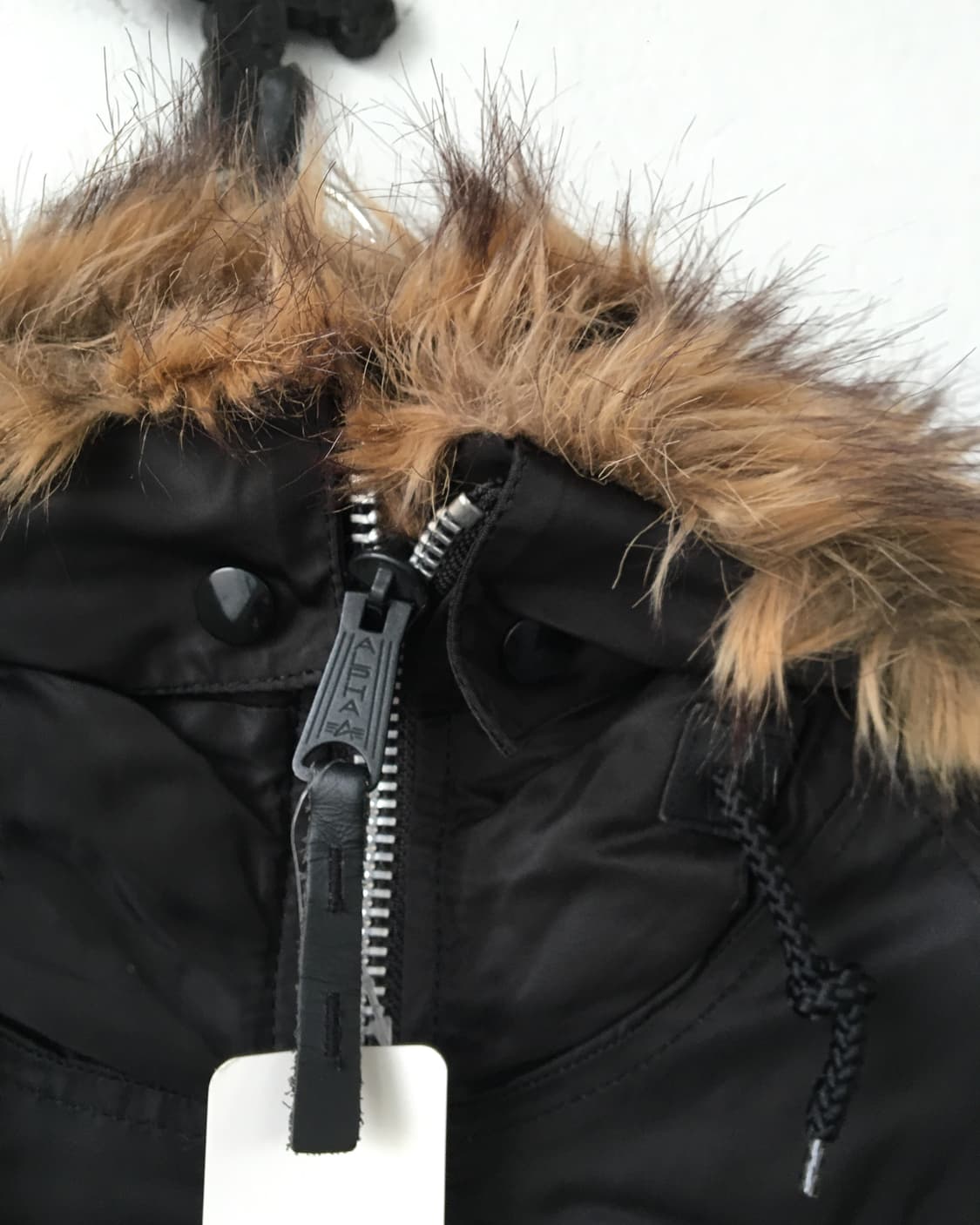 Alpha inderstries fake fur hood jumper 상품이미지5