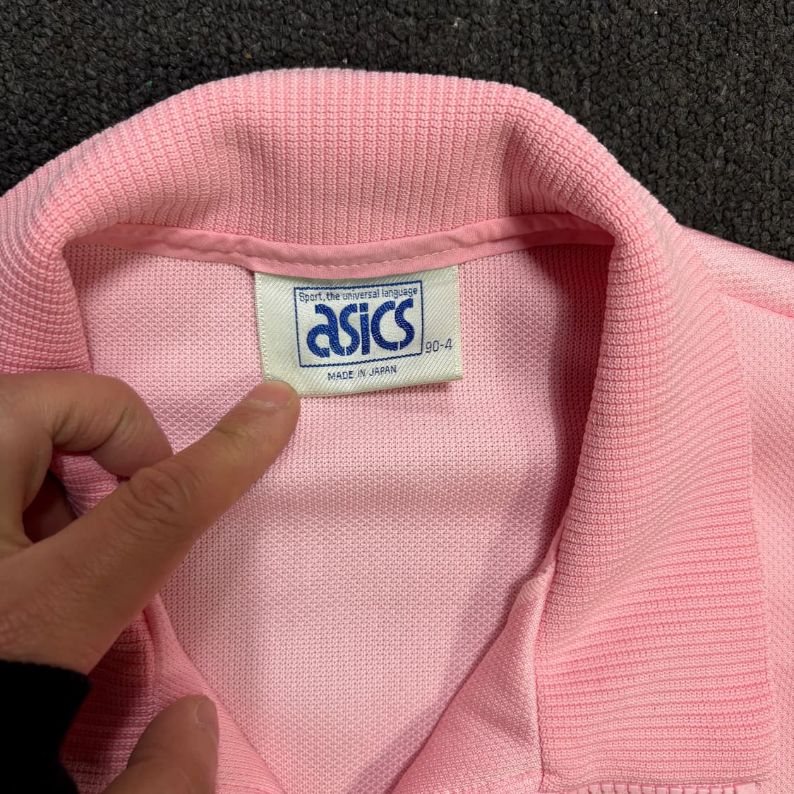 아식스 올드스쿨 핑크 오버핏 져지 M 상품이미지6