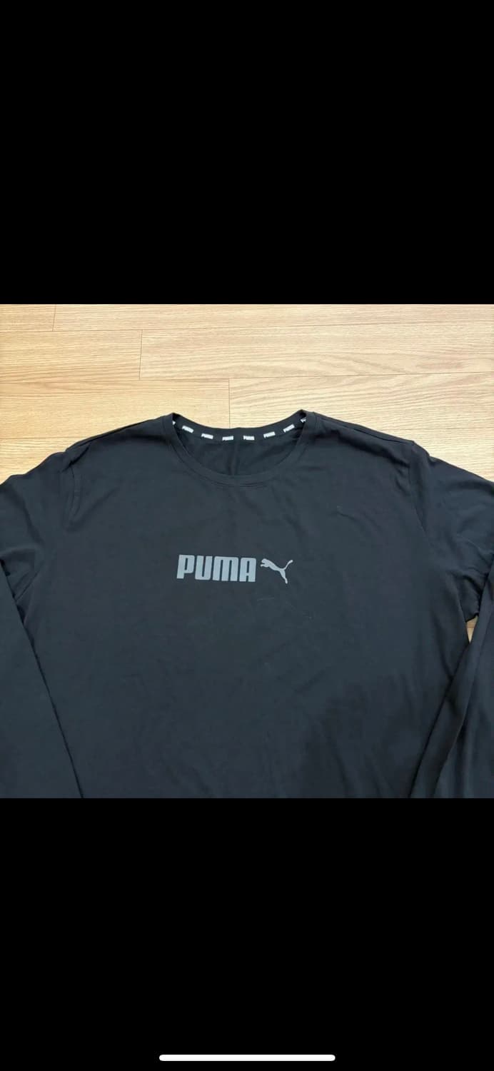 푸마 블랙 긴팔 티셔츠2XL 상품이미지2
