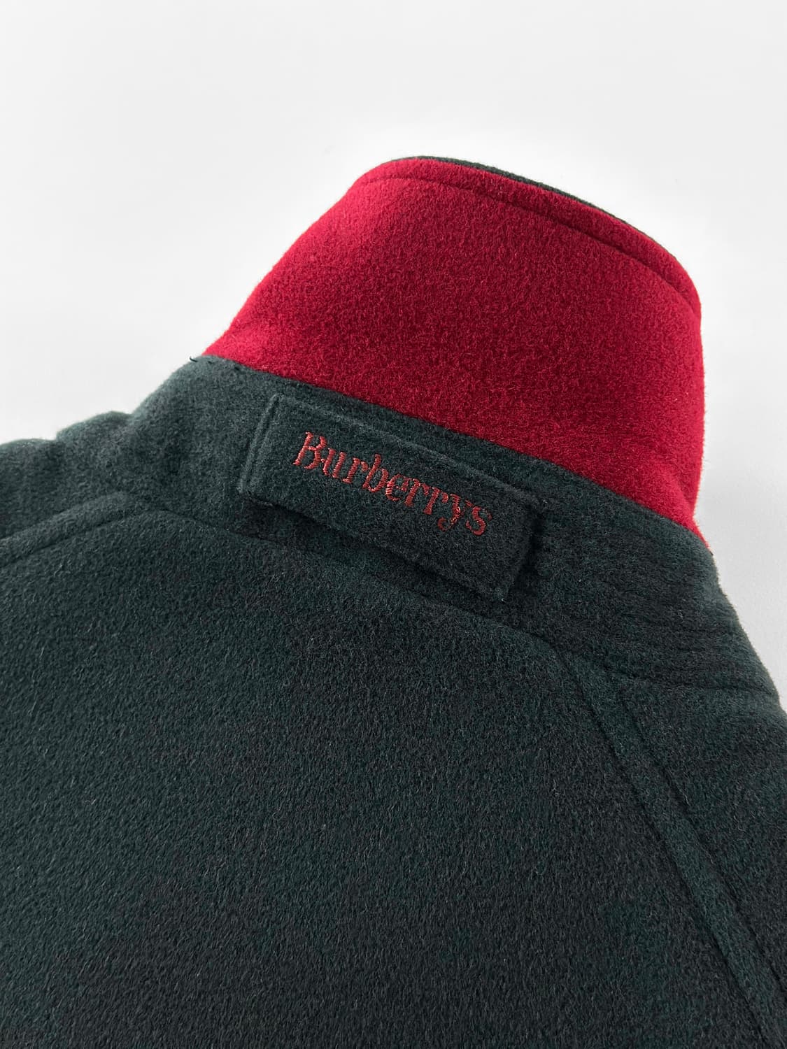 80~90s 빈티지 버버리 울 캐시미어 블루종 자켓 상품이미지9