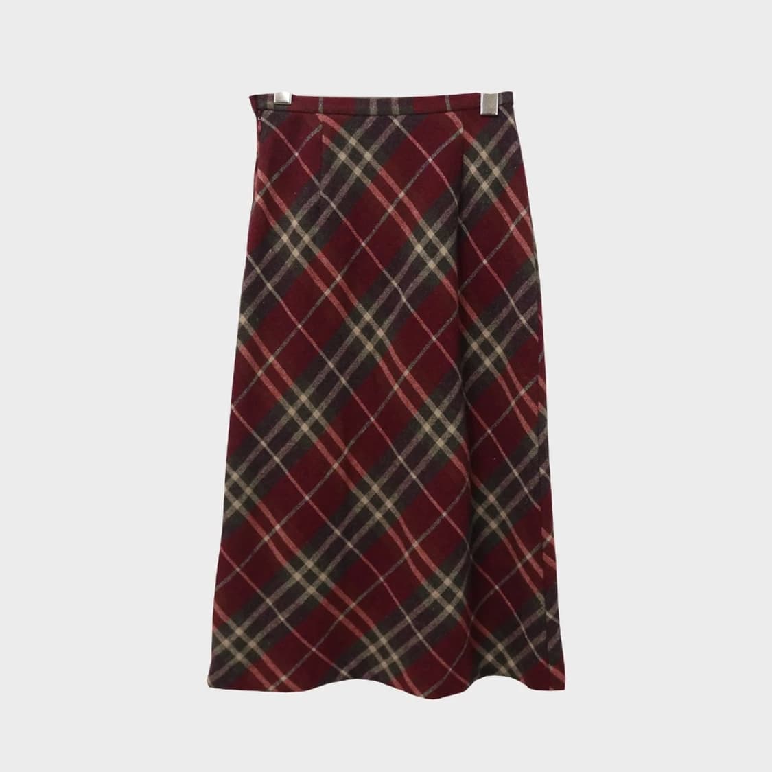 V.G.D 울혼방 체크 롱 스커트 63343 상품이미지2