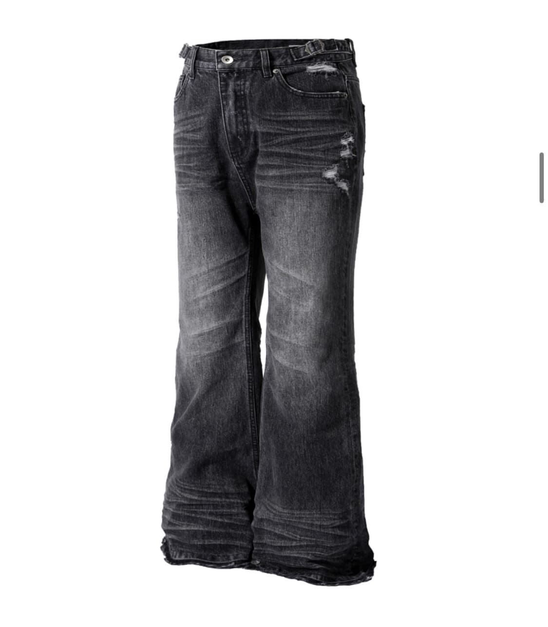 로어링라드 플레어 워시드 데님팬츠 상품이미지4