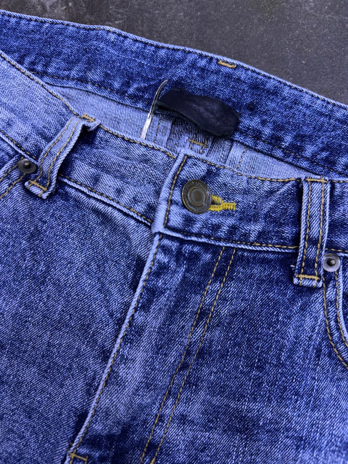 세인 슬림 스키니핏 빈티지 워싱 디스트로이드 데님팬츠 46 상품이미지4