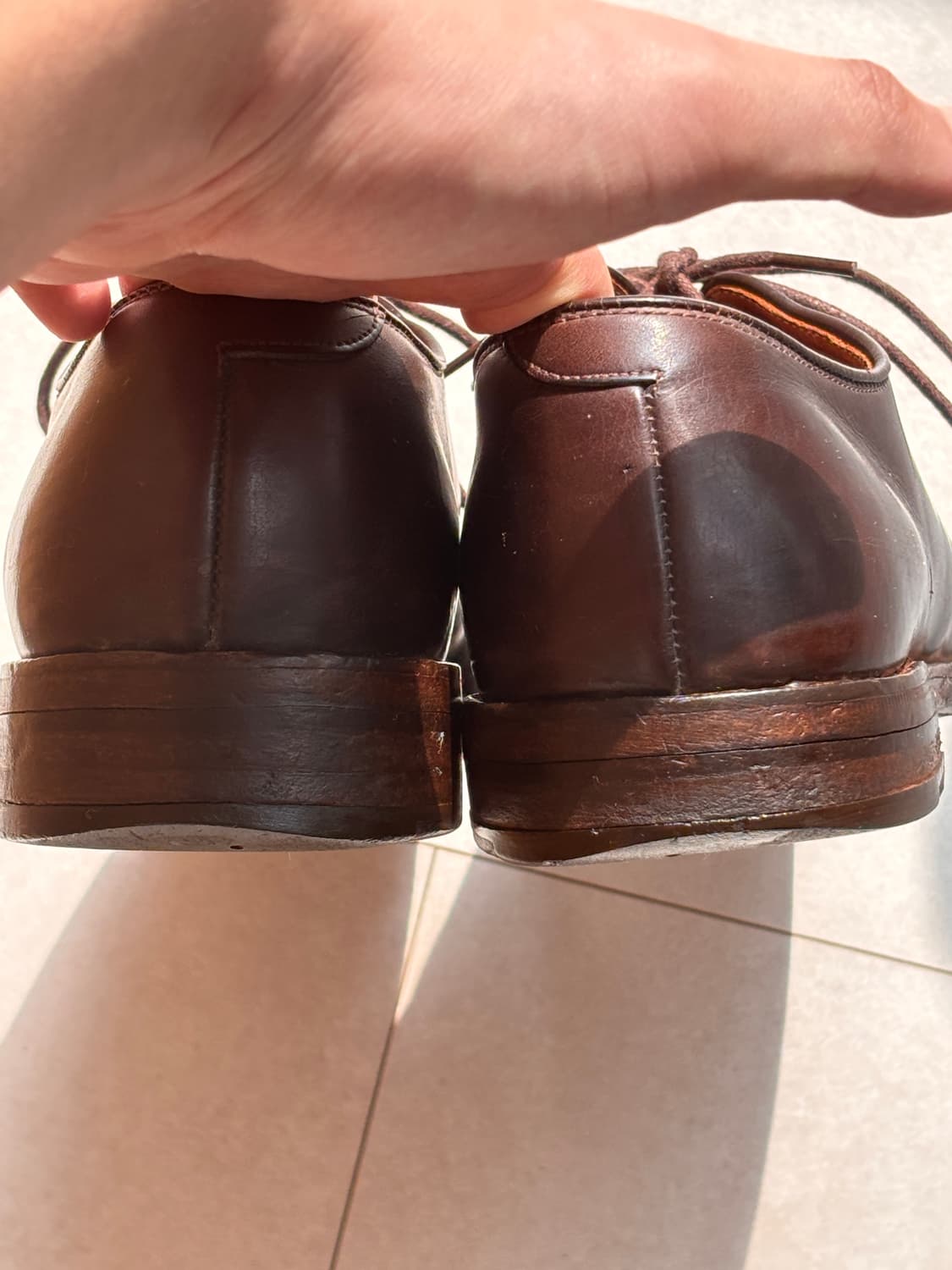 Alden 910 Brown Calfskin Oxford 10B 상품이미지6