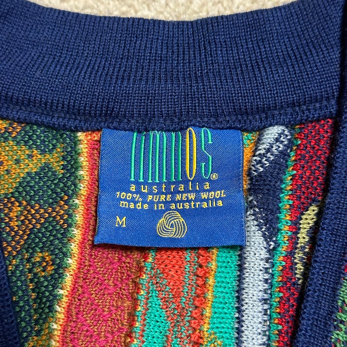 림노스 멀티컬러 니트 가디건 상품이미지6