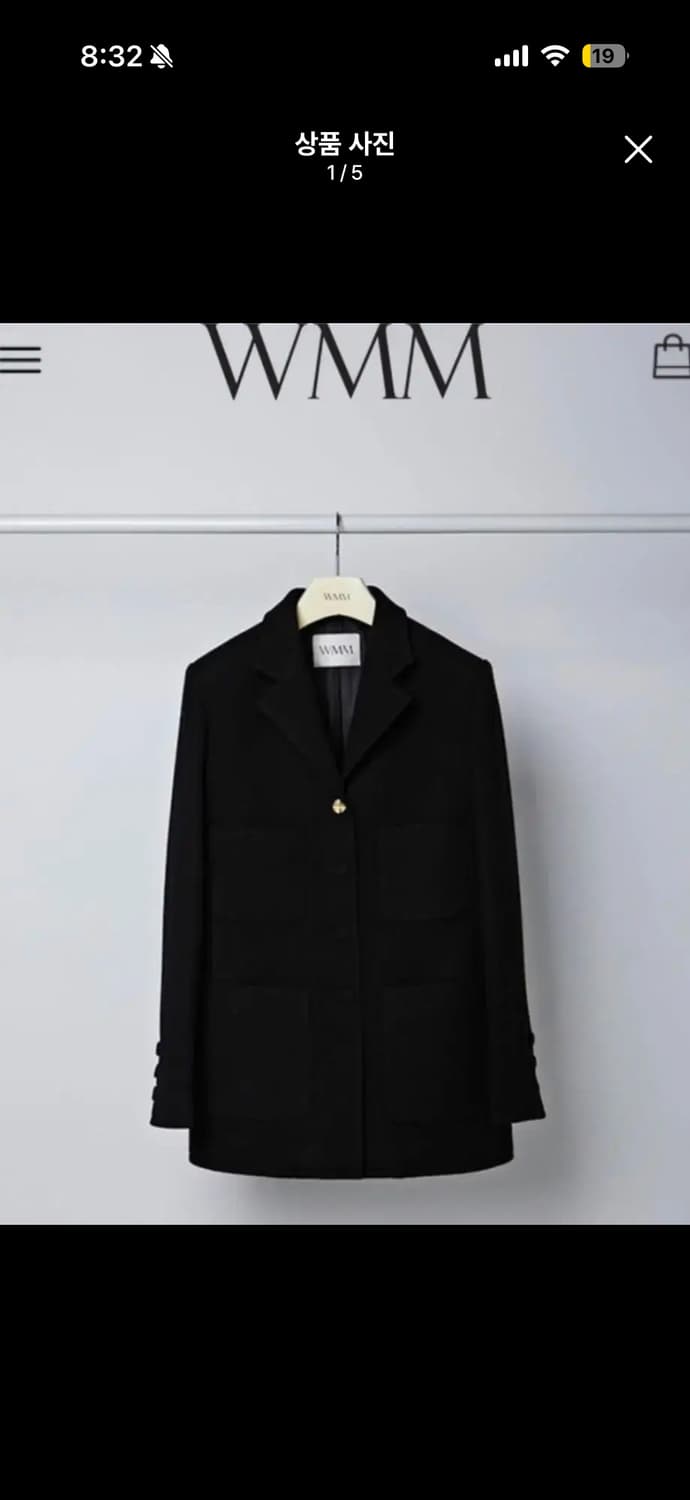 WMM 자켓 블랙 S몰 상품이미지6