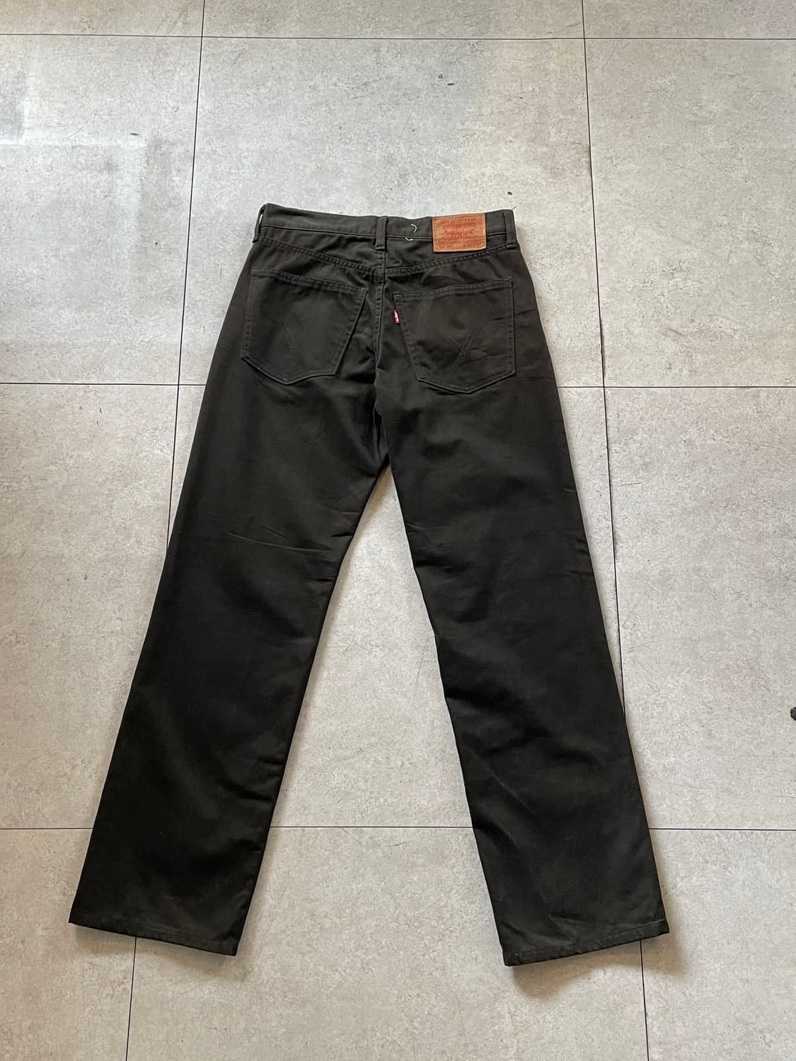 리바이스502 블랙 데님 팬츠 상품이미지1