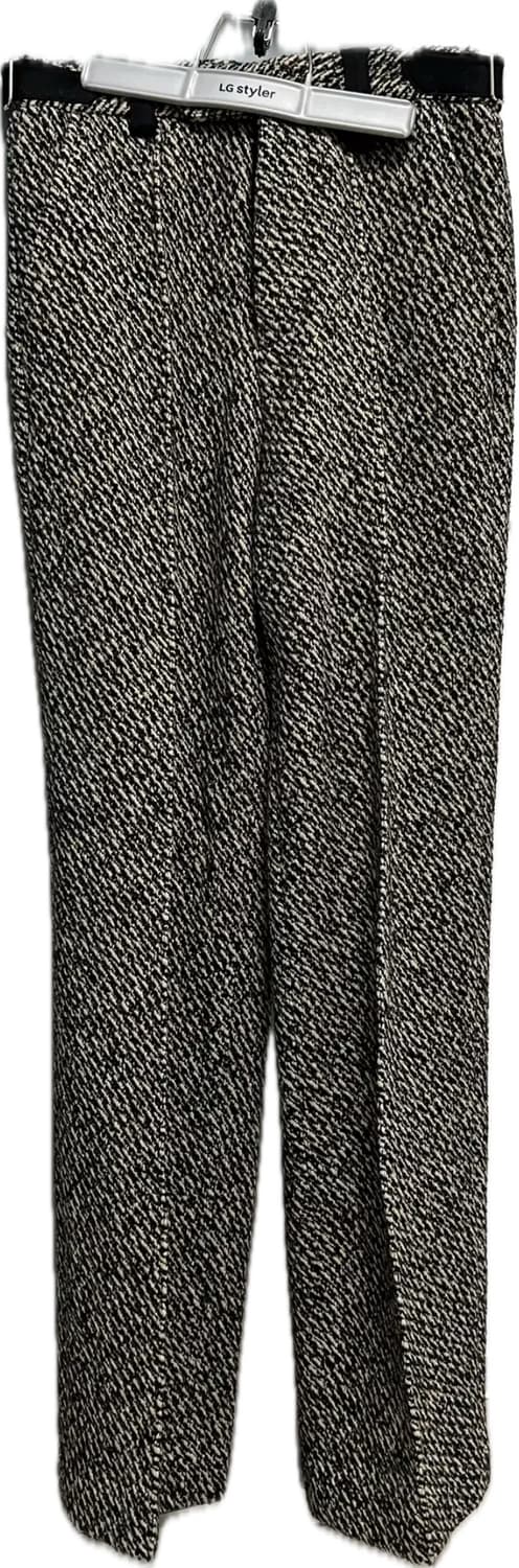 [(S) 룩북 모델용 미발매 샘플]22FW STU 트윌 베이지 블랙 팬츠 상품이미지2