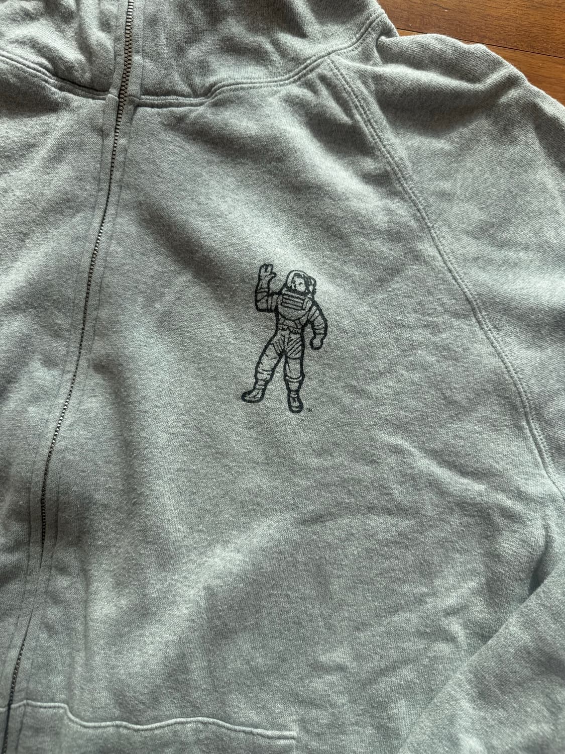 BBC 그레이 써멀 후드집업 상품이미지2