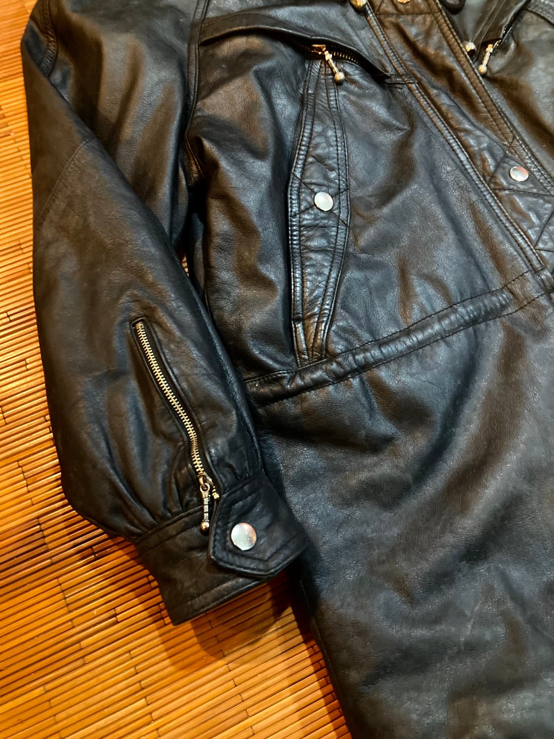 vtg 레더 야상 상품이미지6
