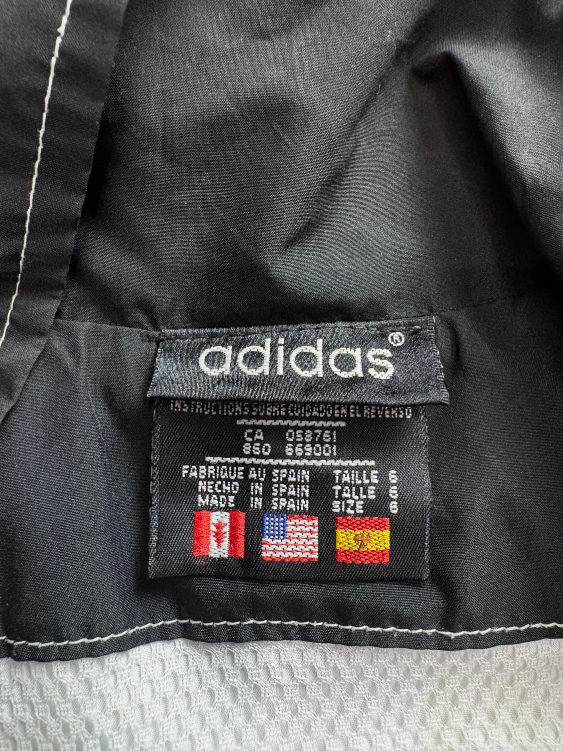 아디다스 올드스쿨 빅로고 사이드라인 자켓 3568 상품이미지4