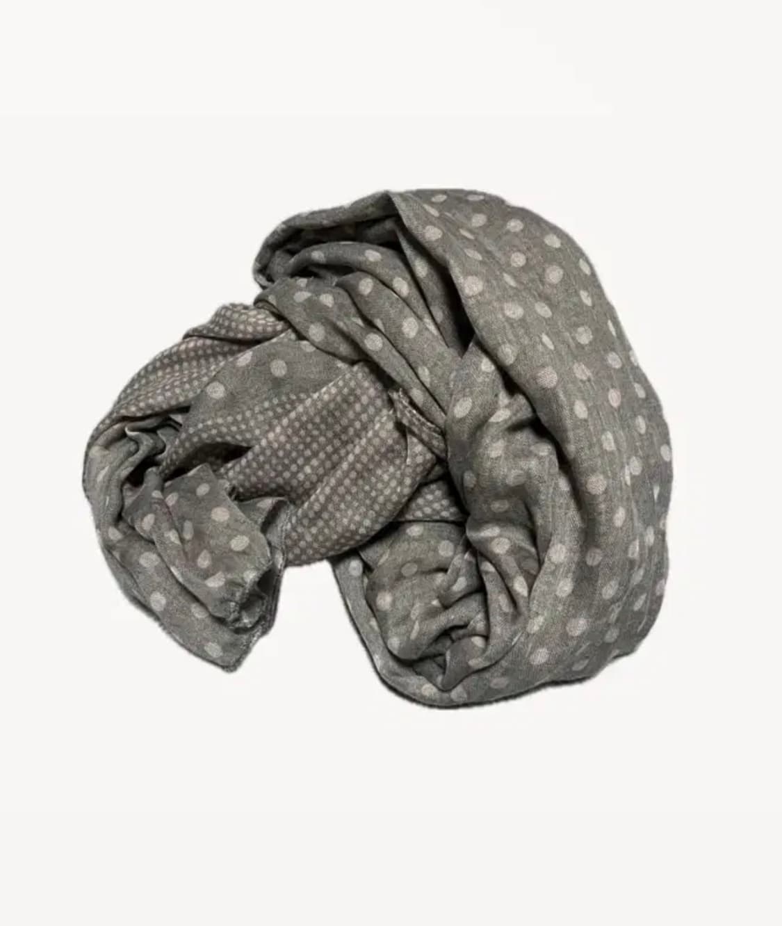 그레이 핑크 도트 모리 갸루 머플러 상품이미지2
