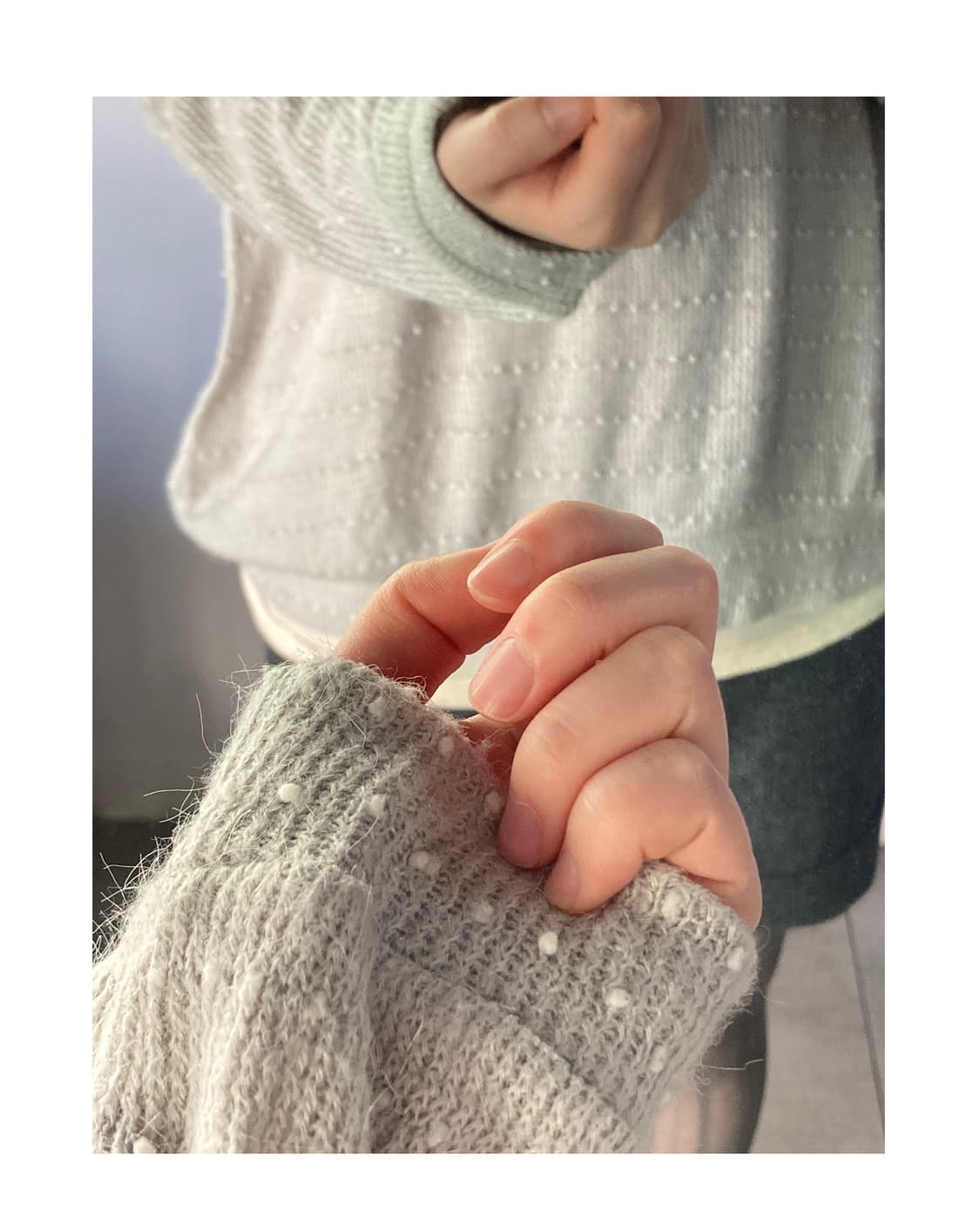 세오리아 도트 리본니트 상품이미지8