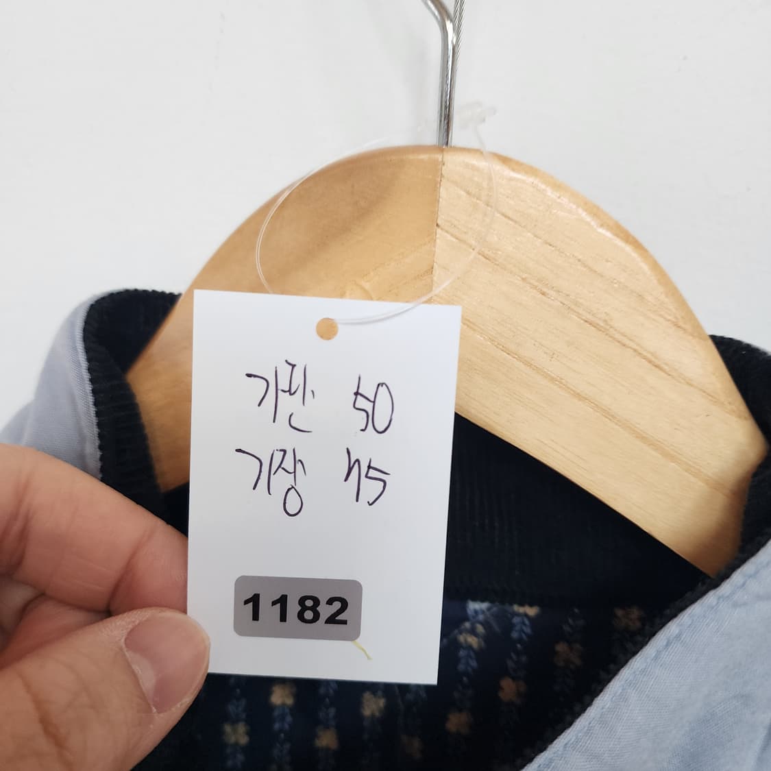 바버 퀼팅 자켓 블루 상품이미지8