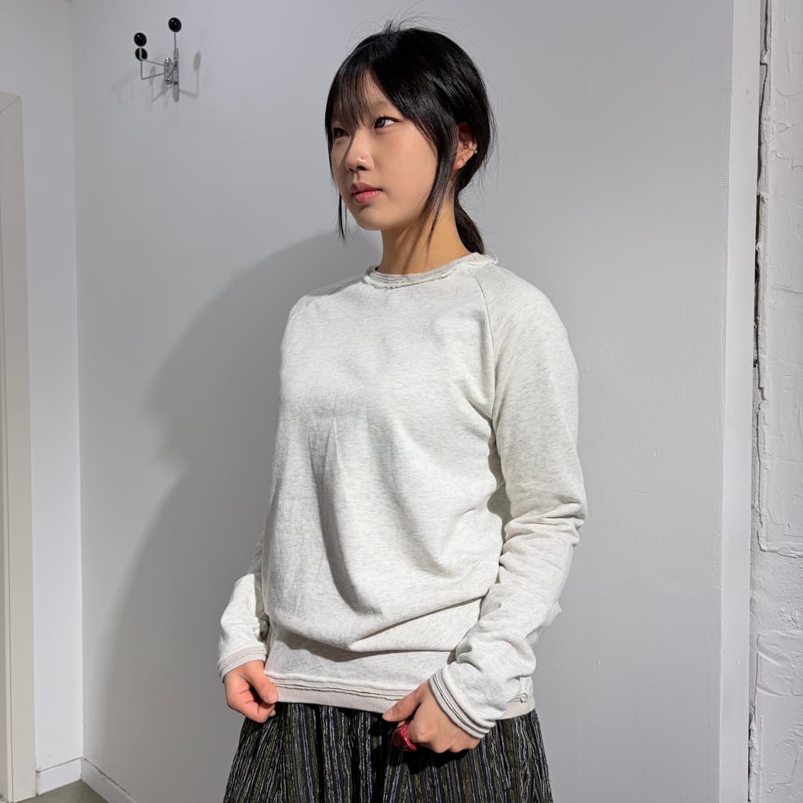 빔즈 그런지 레이어드 긴팔 티셔츠 상품이미지1