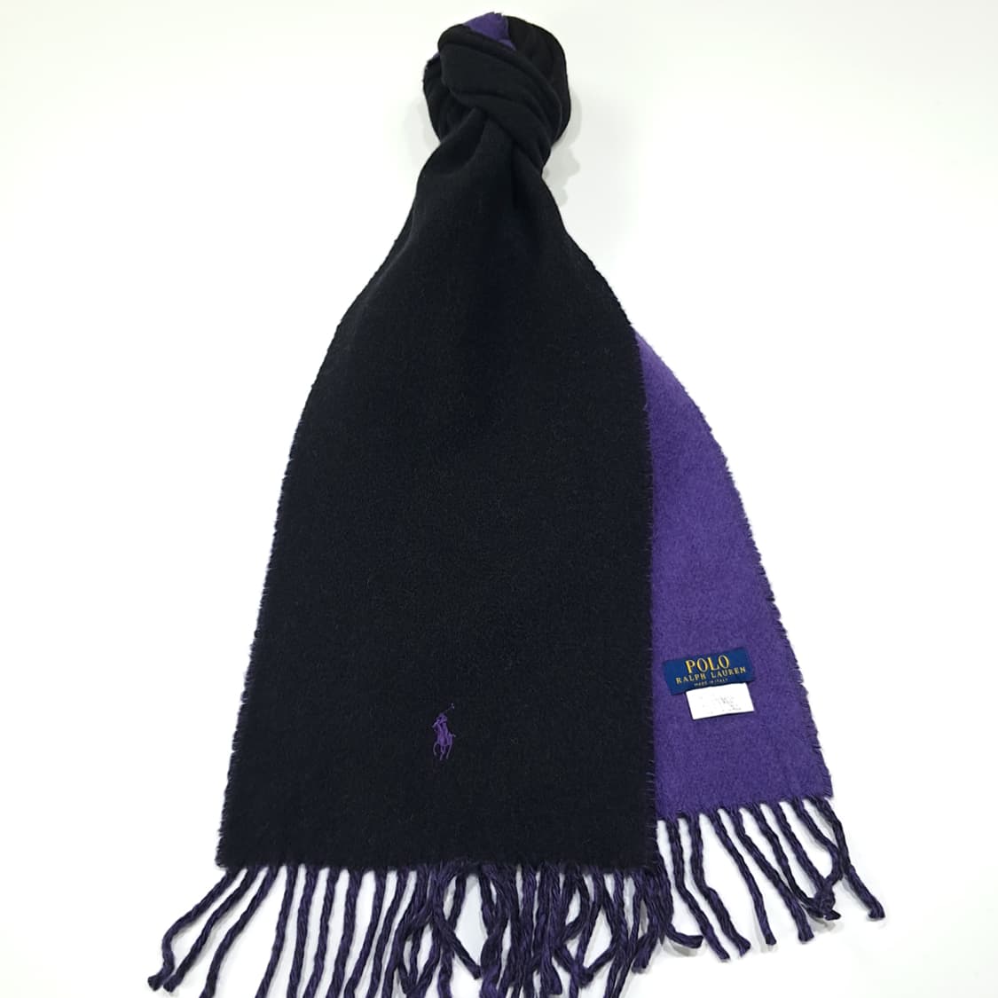 MX386 폴로 이태리판 울 혼방 리버서블 머플러 상품이미지2