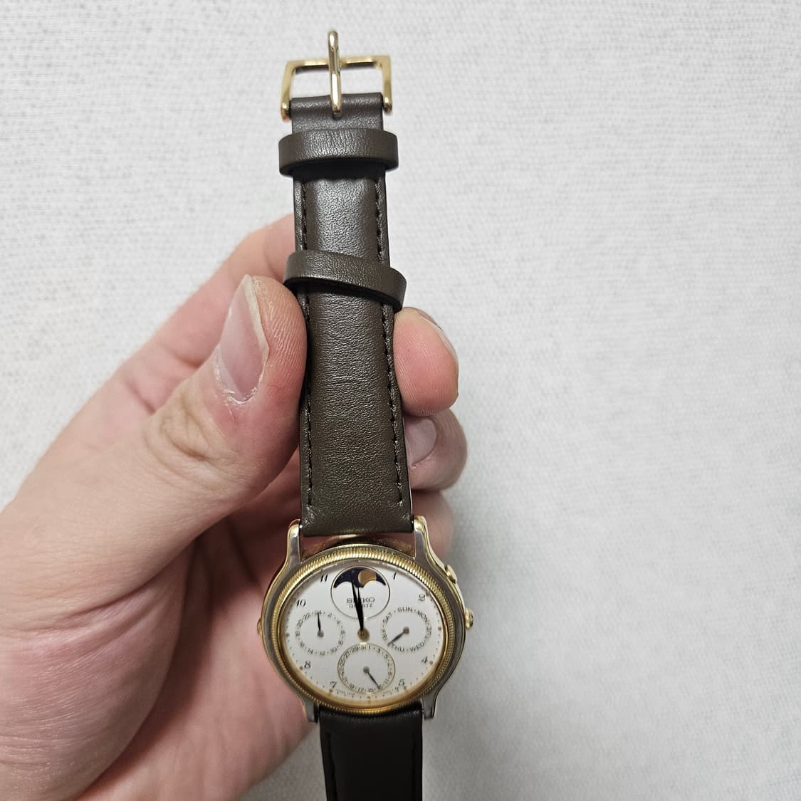 [오버홀완료] 90s Seiko Moonphase 시계 세이코 문페이즈 상품이미지9