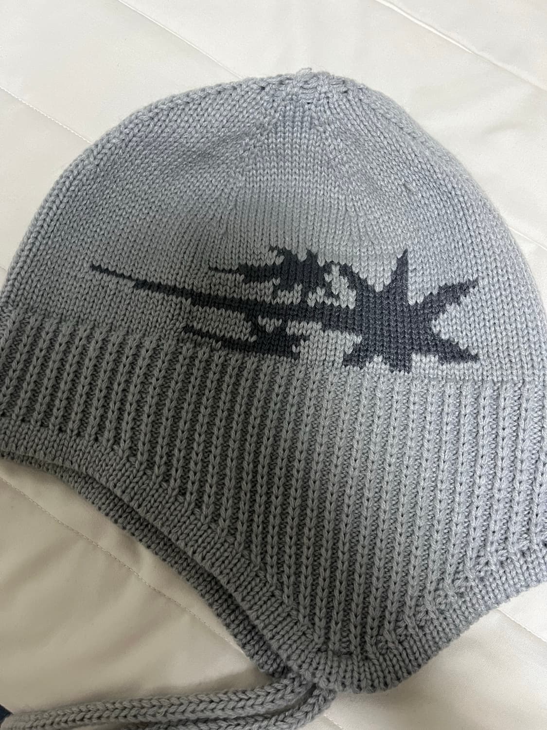 나이스고스트클럽 이어캡 비니 그레이 상품이미지2