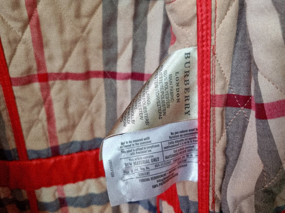 버버리정품 퀼팅자켓 55사이즈 상품이미지8