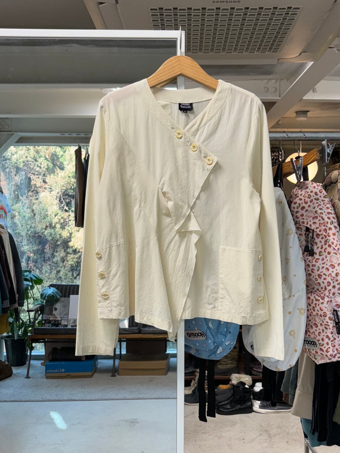 Grand succes 변형 블라우스 상품이미지1