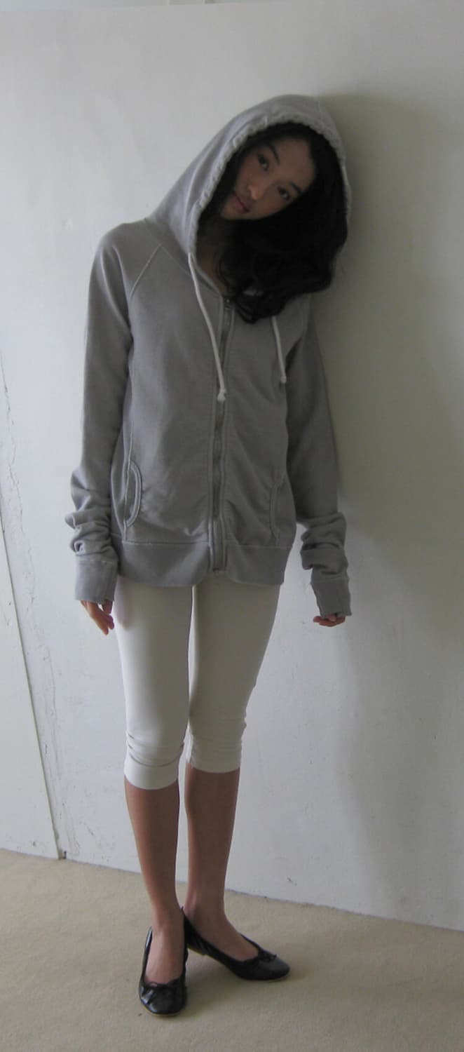 fe.3 washed lily hoodie (grey) 상품이미지3