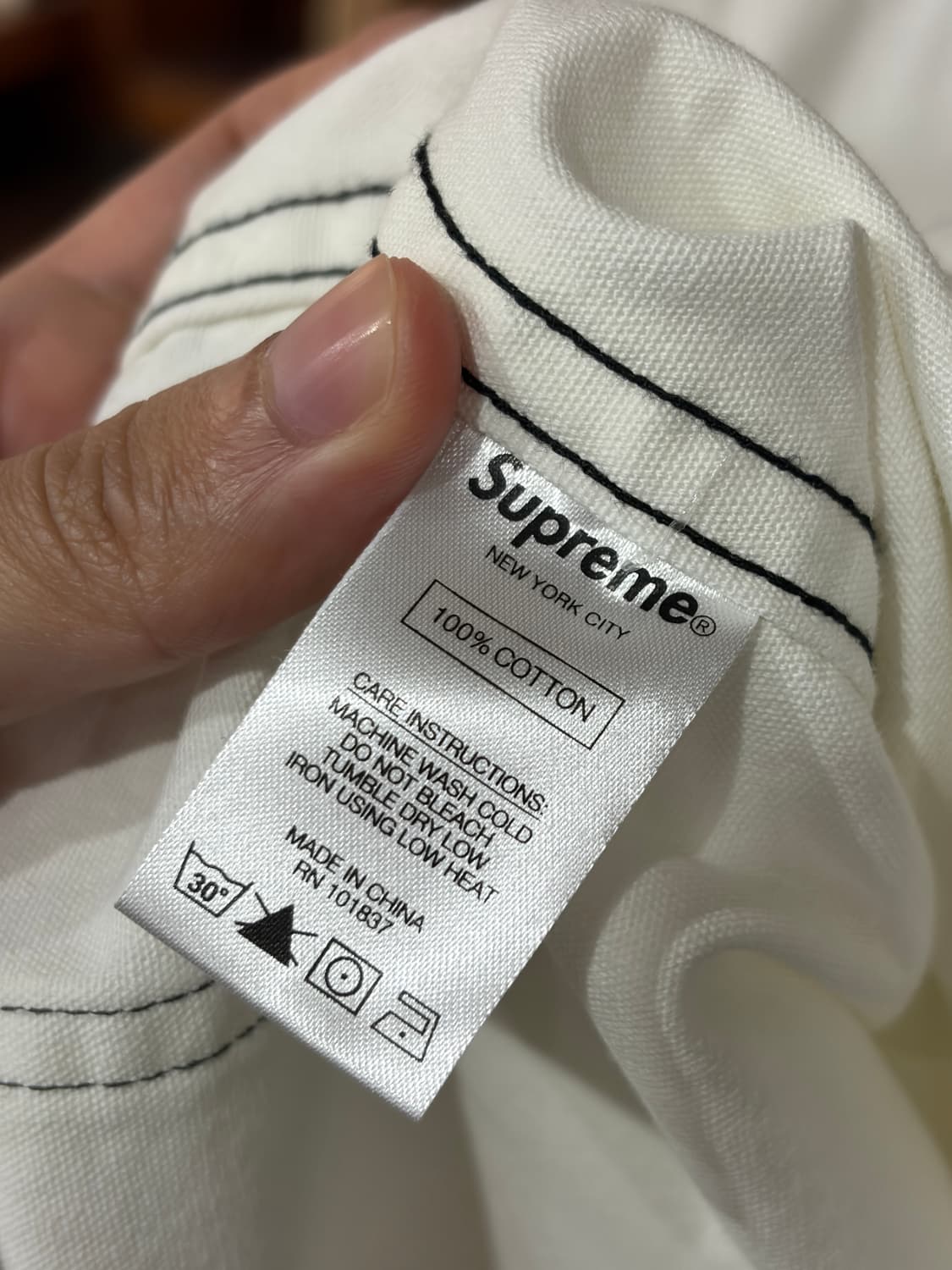 18ss 슈프림 콘트라스트 스티치 워크자켓 상품이미지7