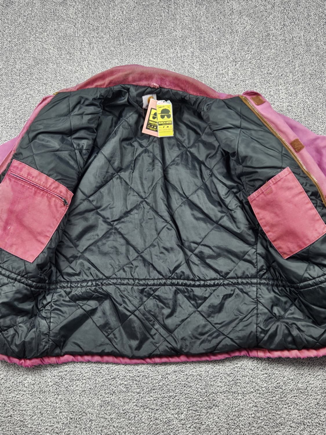 칼하트 핑크 다이드 커스텀 초어 워크 자켓 (상세설명참조) / 10277 상품이미지10