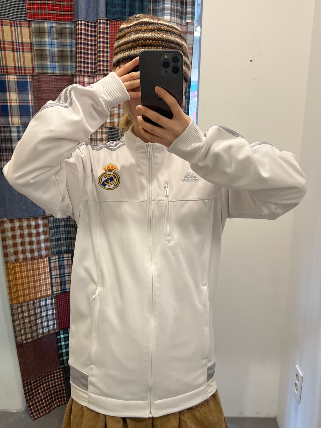 아디다스 레알마드리드 져지 화이트 실버 상품이미지5