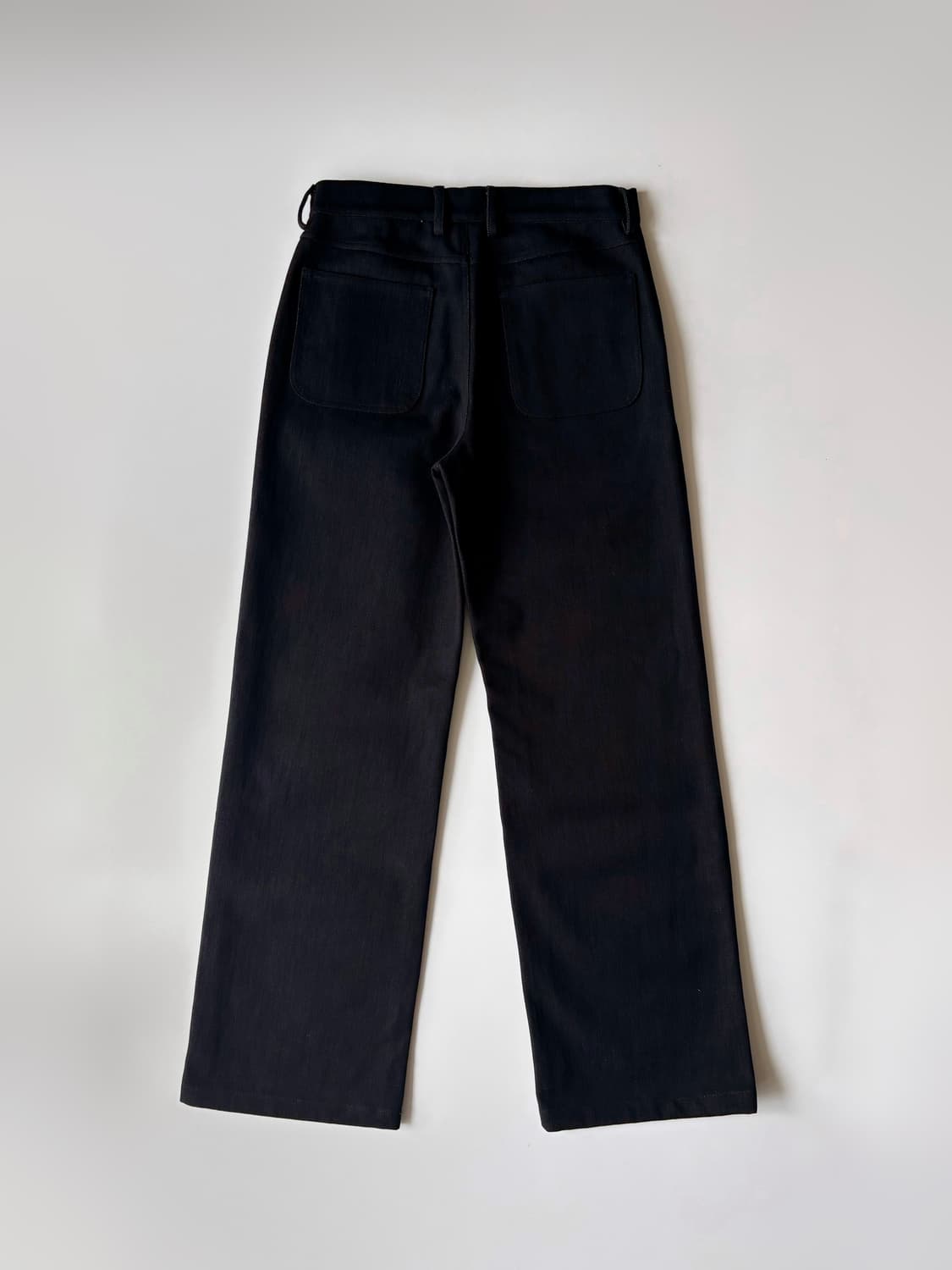Gabardine Trousers Black Rustic 상품이미지2