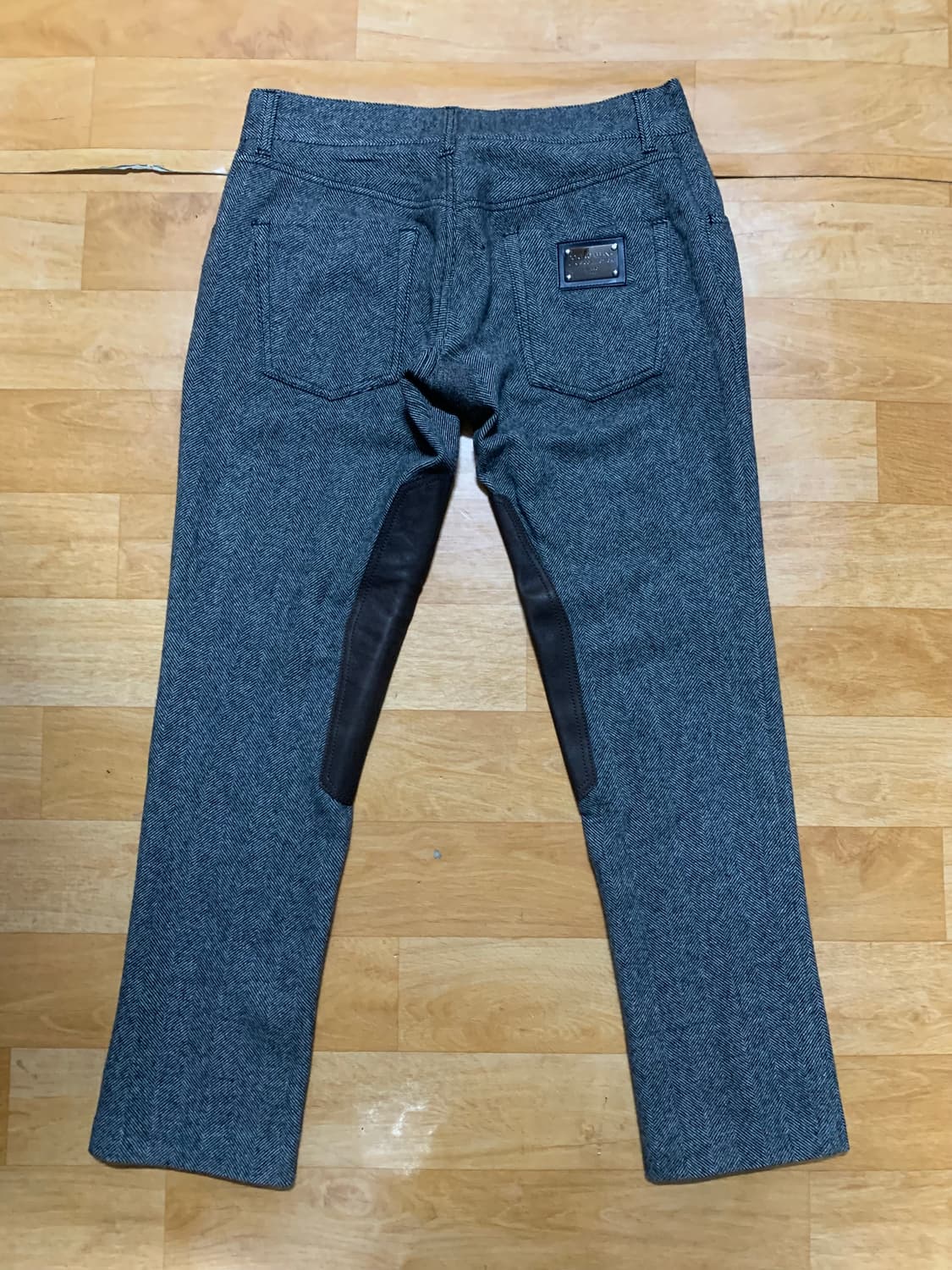 돌체앤가바나 12 골드라인 트라우저(버진 울/레더-디테일)48 사이즈 상품이미지8