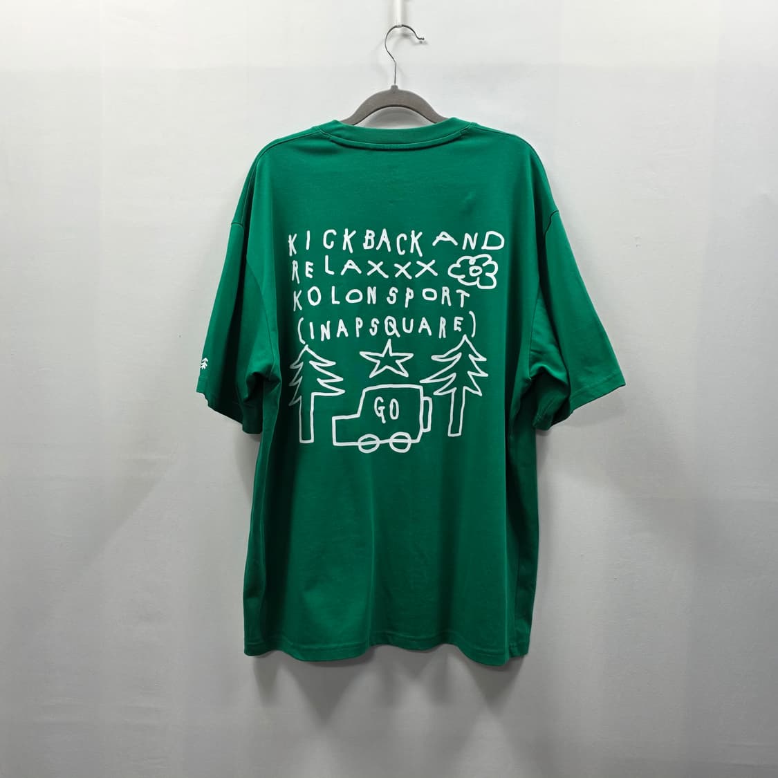 0068 코오롱 스포츠 남여공용 그래픽 티셔츠 2XL 상품이미지2