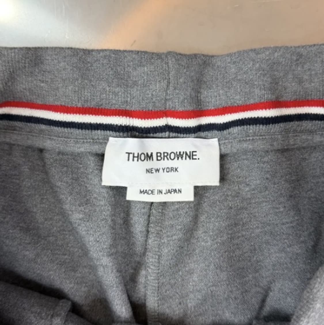 [정품] 트리컬러 사이드 스트라이프 조거 팬츠 그레이 S 상품이미지4