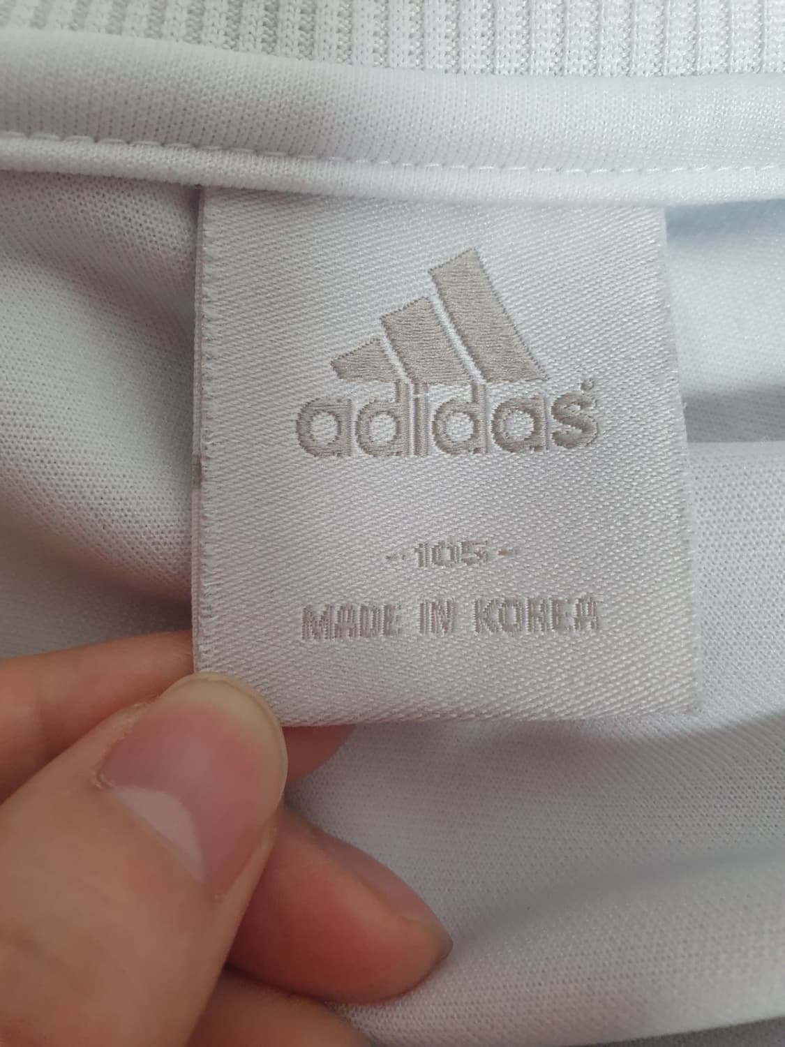 아디다스 흰파 빅로고 져지 포카리 화이트 블루 105 상품이미지6