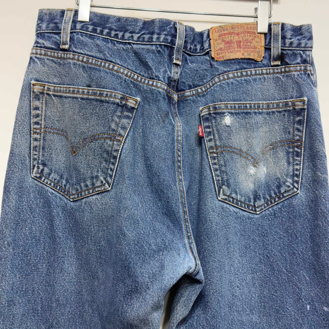 90s 리바이스 505 데님팬츠 W36 L31 상품이미지8